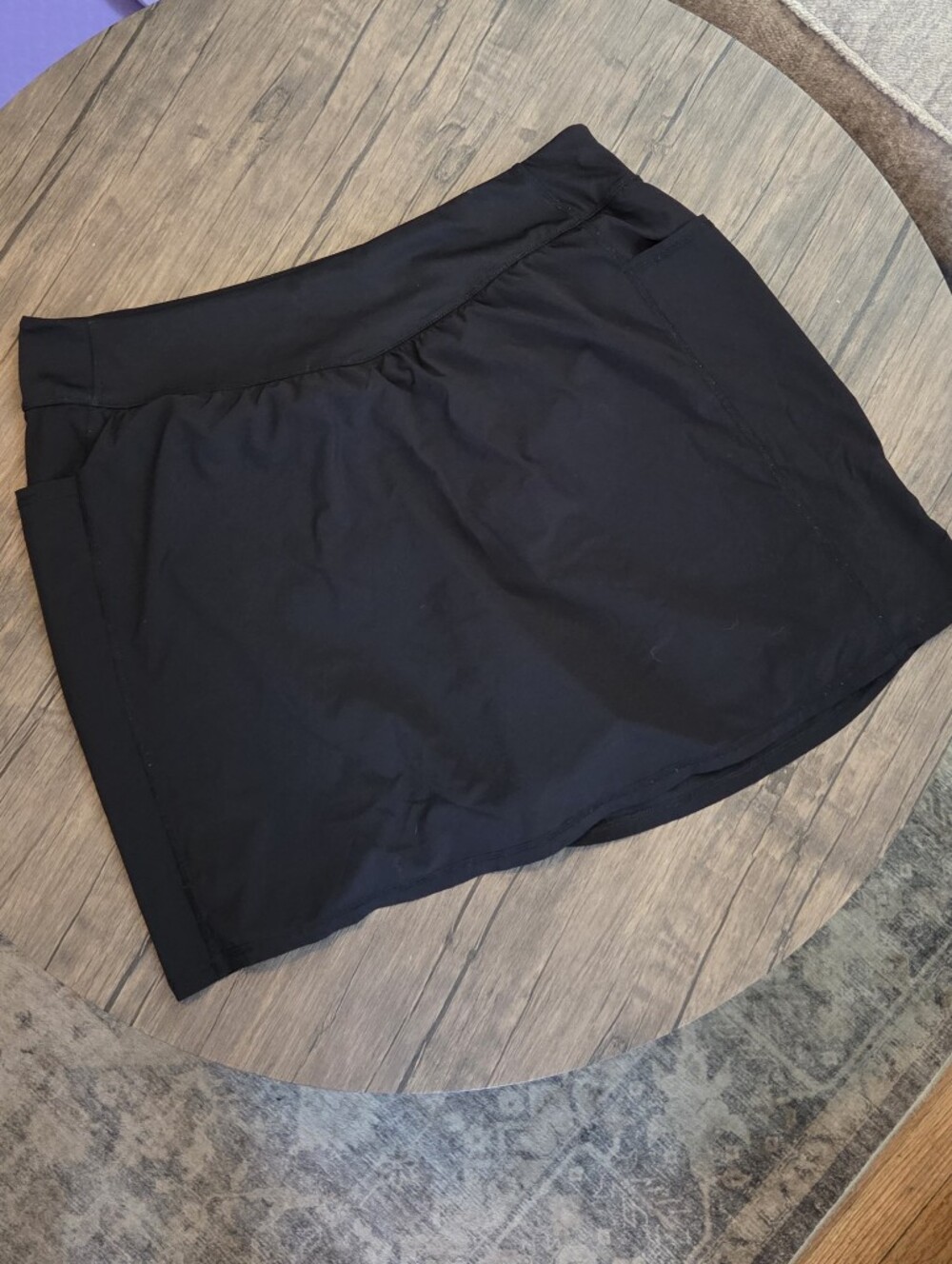 Black Athletic Skort